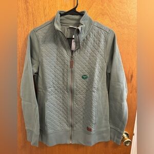 L.L. Bean Quilted Full Zip Sweatshirt